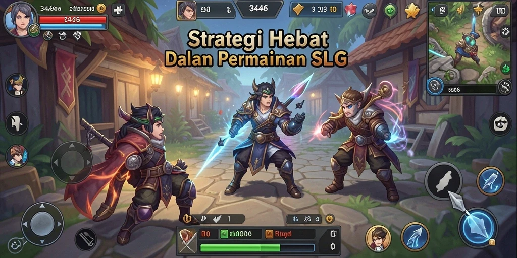 Tampilan gameplay menarik dari 3446 yang penuh strategi dan taktik.