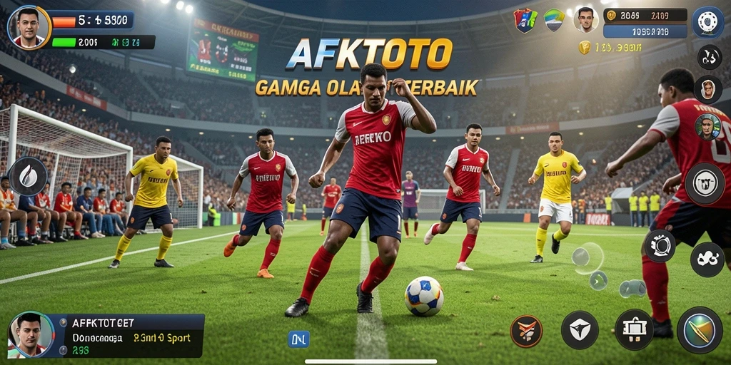 Tampilan gameplay AFKTOTO yang seru dengan beragam olahraga.