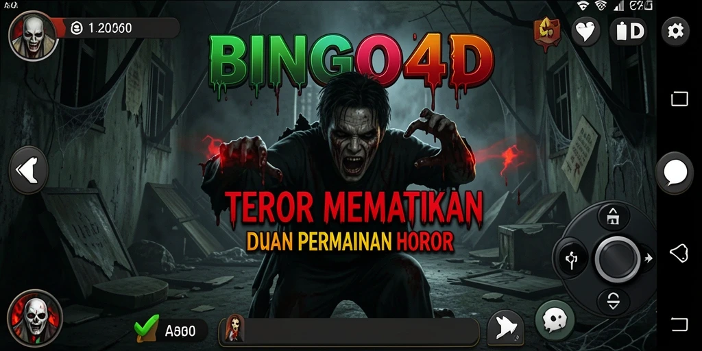 Tampilan gameplay menyeramkan dan pengalaman horor yang mendebarkan.