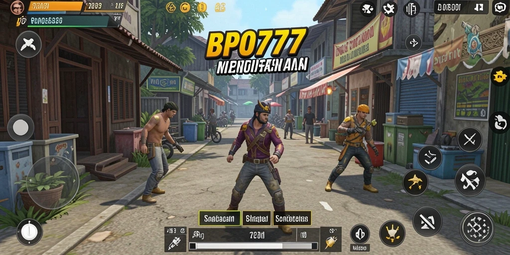 Screenshot BPO777 menampilkan gameplay simulasi yang mendebarkan.
