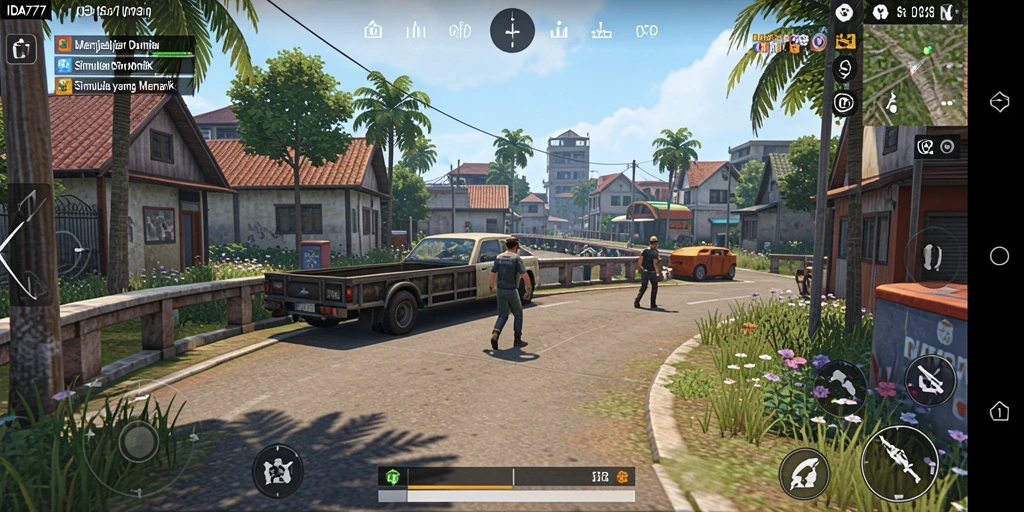 Tangkapan layar menampilkan gameplay imersif dari IDA777 dengan grafis yang memukau.