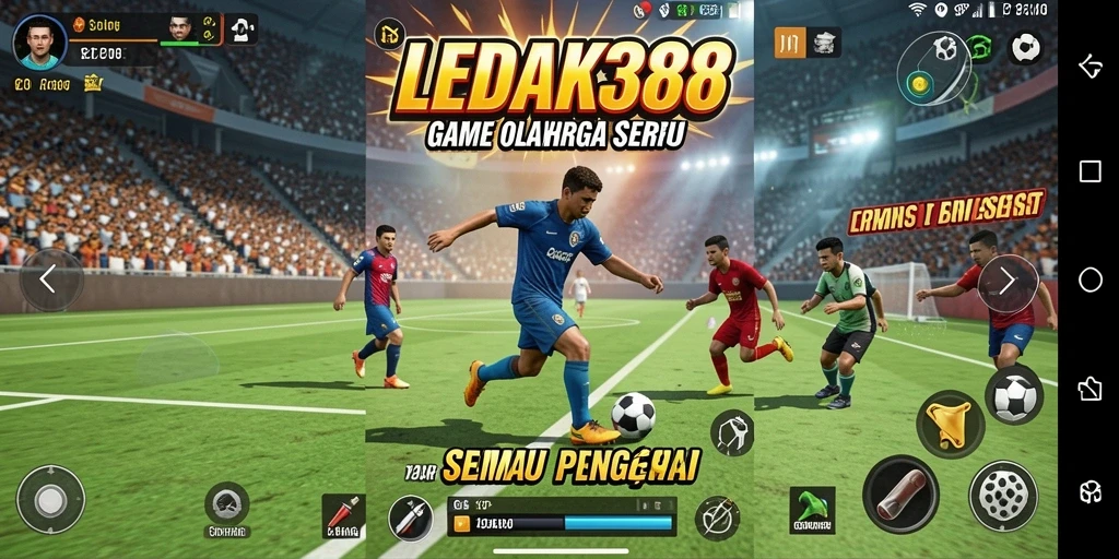 Tampilan gameplay seru dalam <strong>LEDAK388</strong> dengan aksi olahraga yang mendebarkan.