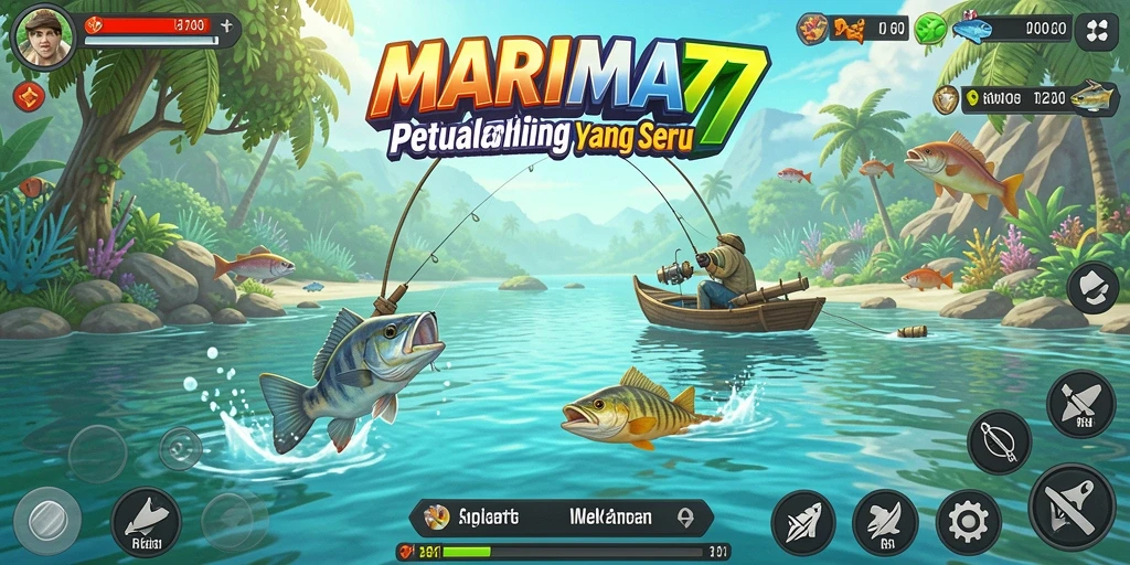 Tangkapan ikan yang luar biasa dalam gameplay MARIMA77.
