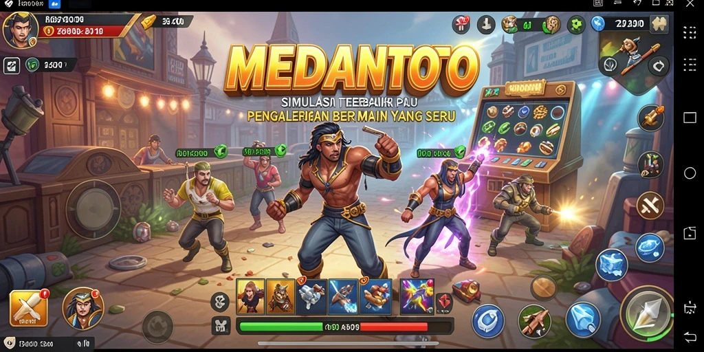 Tampilan utama gameplay MEDANTOTO dengan elemen simulasi yang menarik.