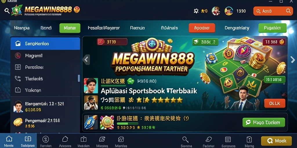 Tangkapan layar gameplay MEGAWIN888 yang menarik dengan taruhan langsung.