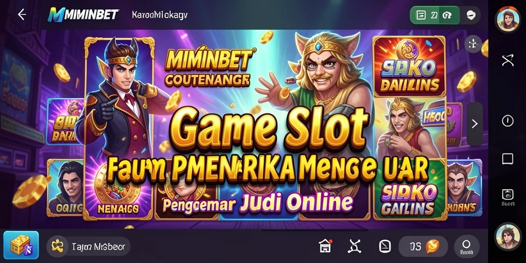 Screenshot MIMINBET menampilkan gameplay Slot yang seru dan menarik.