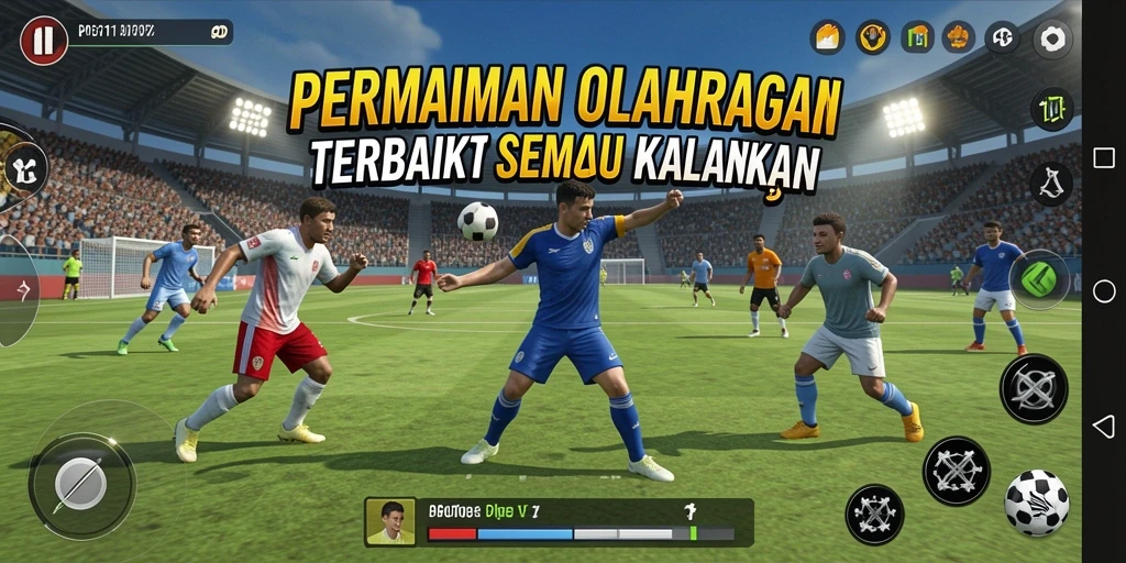 Tampilan menarik dari gameplay PG11 saat beraksi di lapangan olahraga.