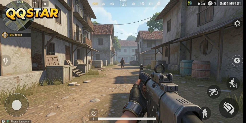 Menampilkan gameplay TPS yang seru dan mendebarkan dalam QQSTAR.