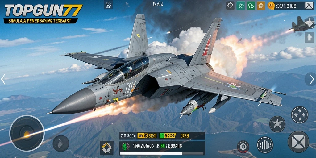 Gameplay di TOPGUN77 yang memukau dan menantang di udara.